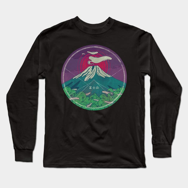 Mt. Fuji Long Sleeve T-Shirt by againstbound